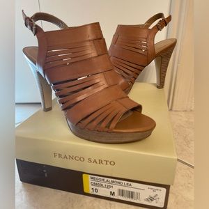 Franco Sarto Meggie Almond Lea, 10M, Eye catching, can be dressy or casual